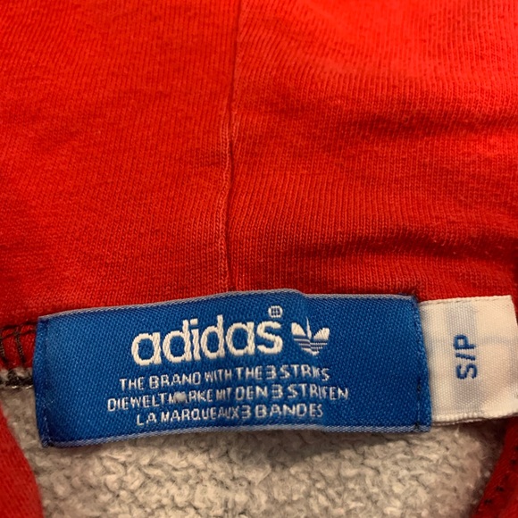 Adidas Hoodie with Red Logo - Picture 4 of 6